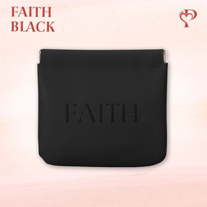 Pouchic - Personalized Snap Closure Leather Organizer Pouch