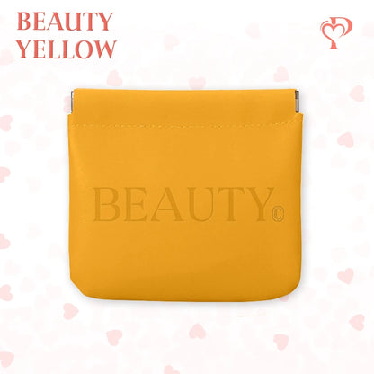 Pouchic - Personalized Snap Closure Leather Organizer Pouch