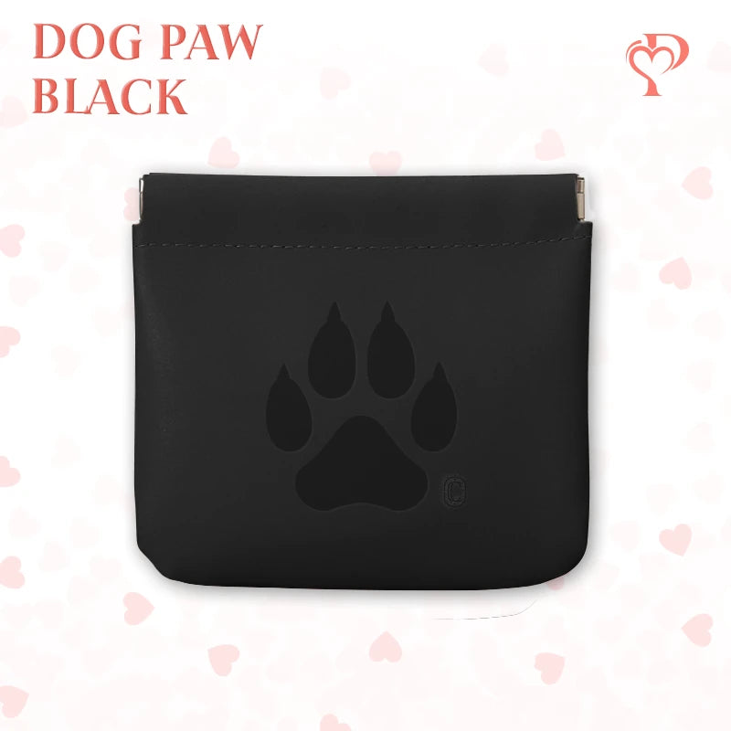 Pouchic - Personalized Snap Closure Leather Organizer Pouch