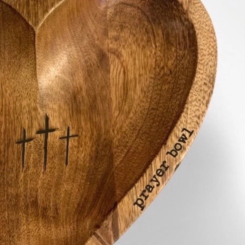 🎁Mother's Day Sale- New Heart Prayer Bowl Modern Cross religious gifts