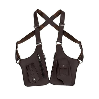 Premium Leather Adjustable Underarm Shoulder Bag for Men & Women
