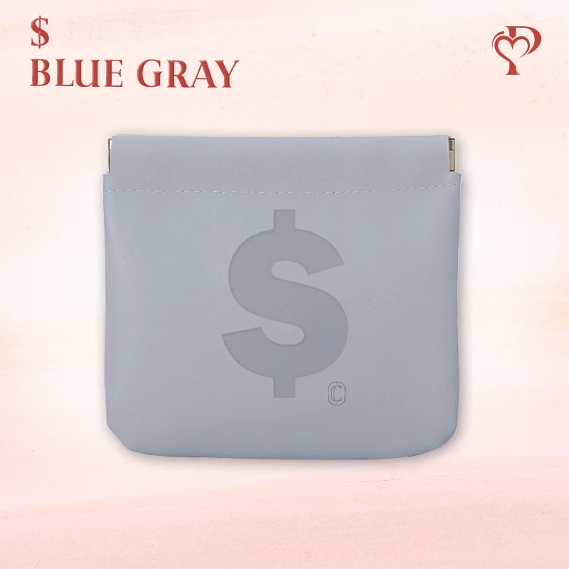 Pouchic - Personalized Snap Closure Leather Organizer Pouch