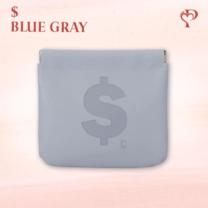 Pouchic - Personalized Snap Closure Leather Organizer Pouch