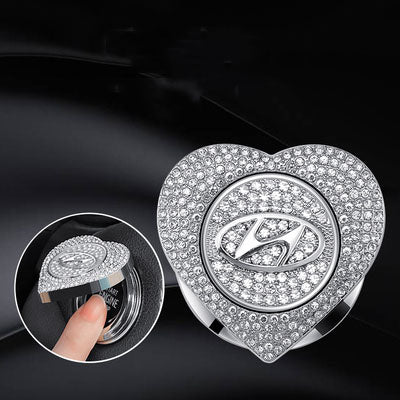 🔥49% OFF🔥Heart-shaped Diamond-studded One-button Start Protective Case