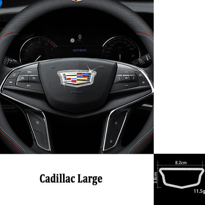 Black Friday Sale🎉50% OFF🎉Creative Steering Wheel Crystal Sticker