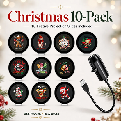 ✨🎄 HD Holiday Projector – Plug-and-Play Multi-Scene Light for Christmas, Halloween & Faith-Themed Decor