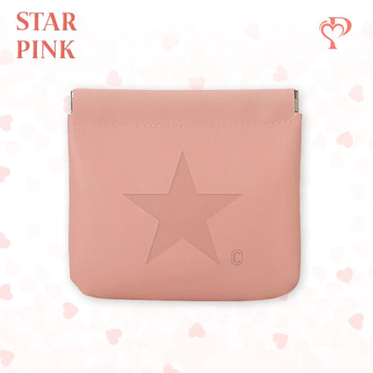 Pouchic - Personalized Snap Closure Leather Organizer Pouch