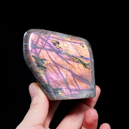 Purple Flash Labradorite Stone