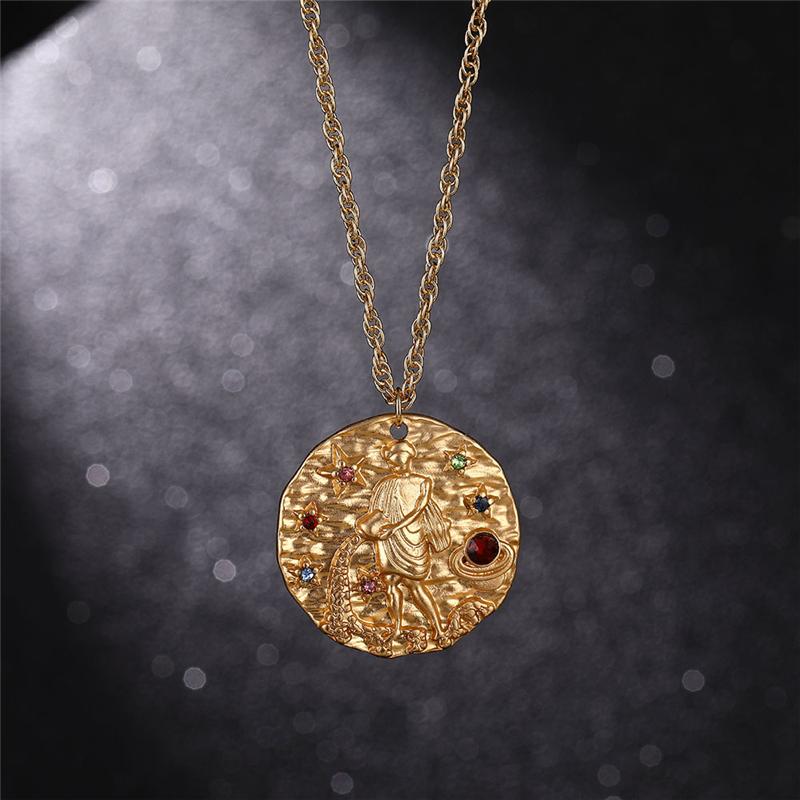Zodiac Medallion Necklace