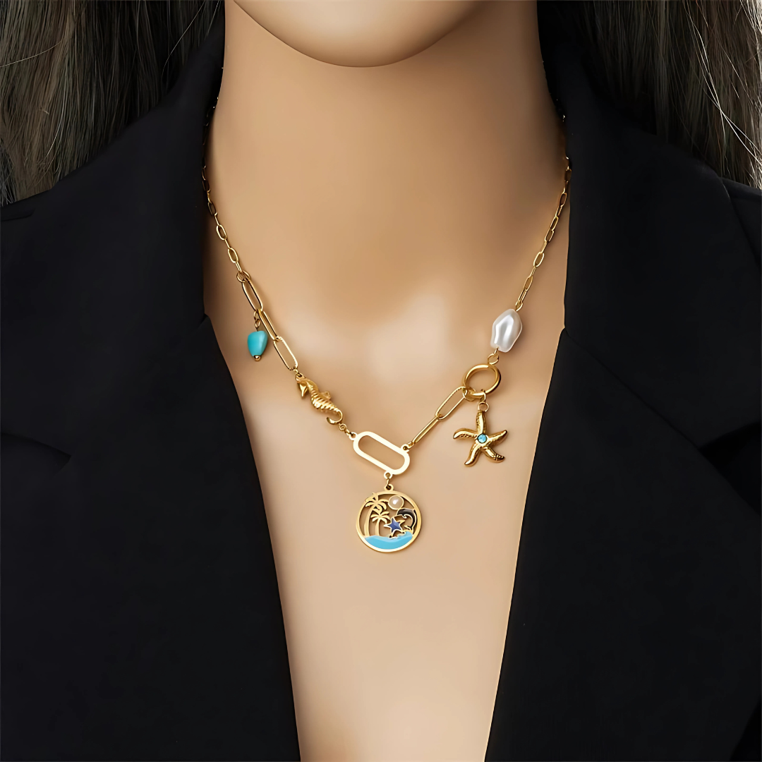 Seaside Story Charm Necklace