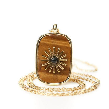 Crystal Sunflower Necklace