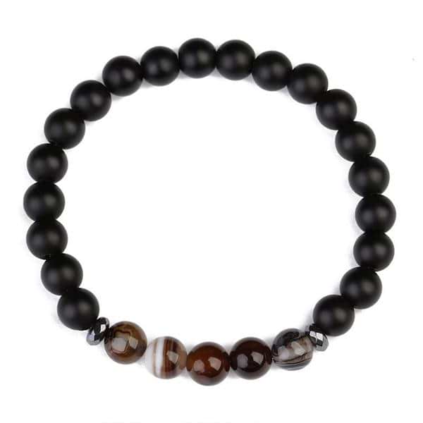 Balancing Hematite & Agate Bracelet Set