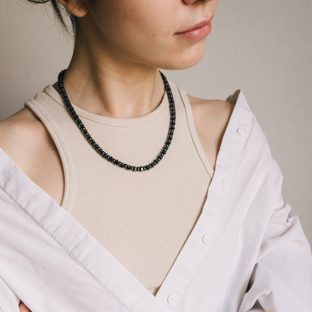 Magnetic Hematite Beaded Energy Necklace