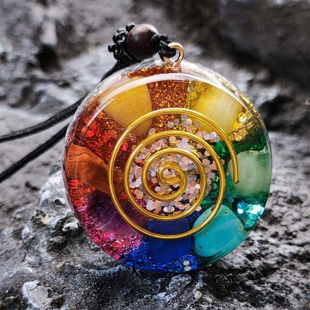 Chakra Talisman with Orgonite Pendant â€?Control How You React to Life
