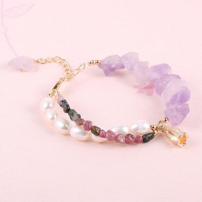 Amethyst Crystal Bracelet Fusion