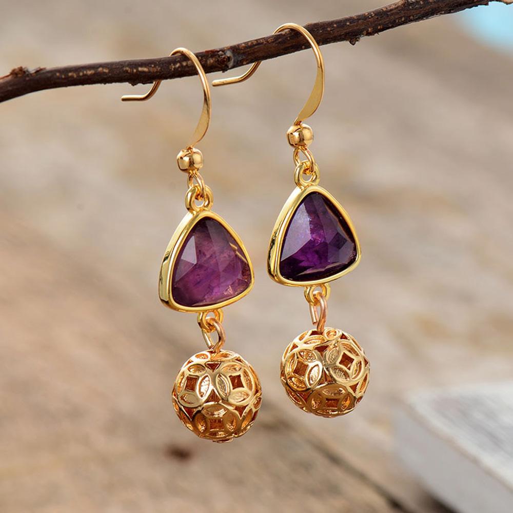 Amethyst Royal Earrings