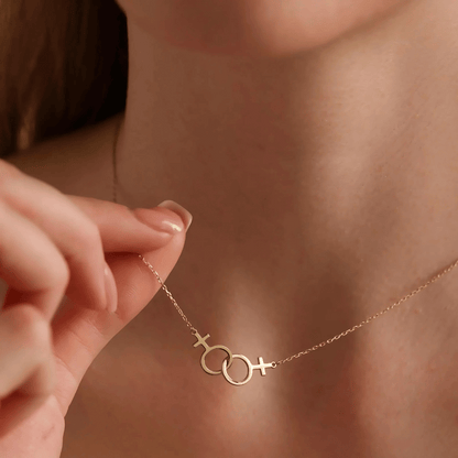 Linked by Love™ Double Venus Necklace