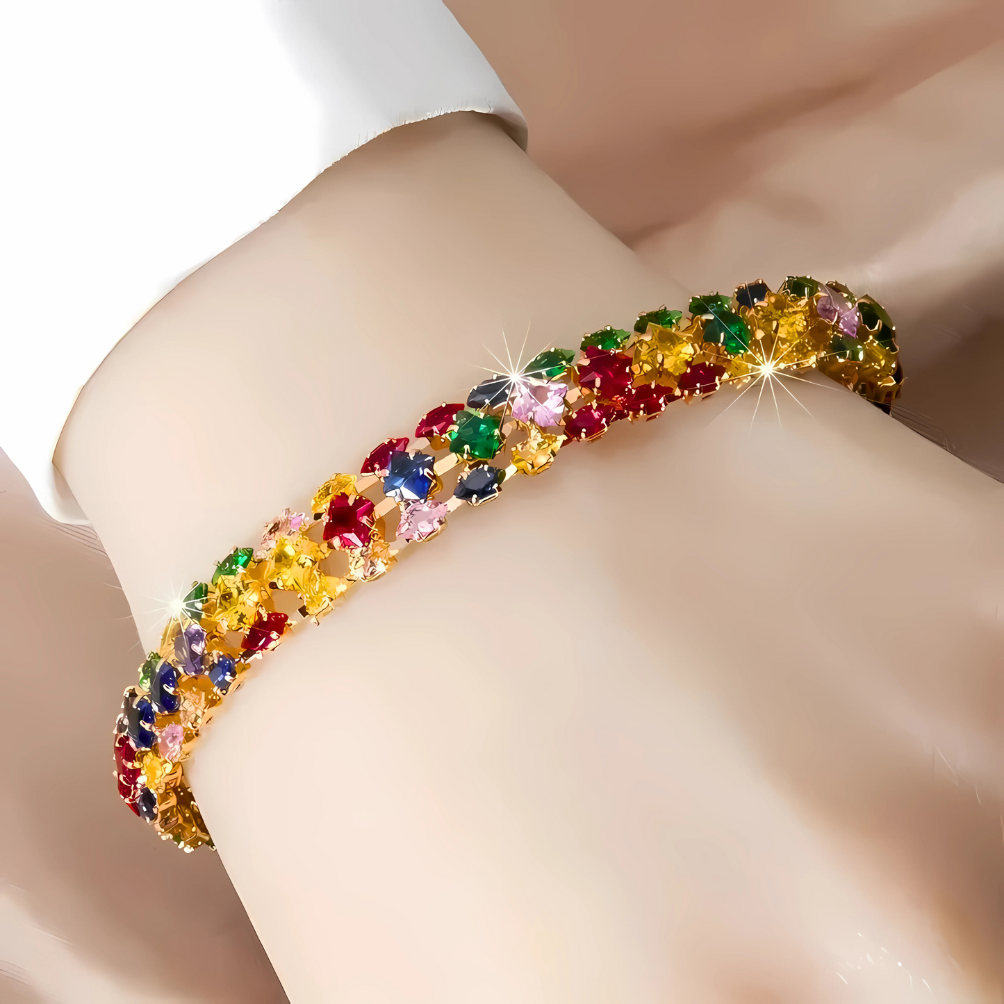 Rainbow Dreams Tennis Bracelet