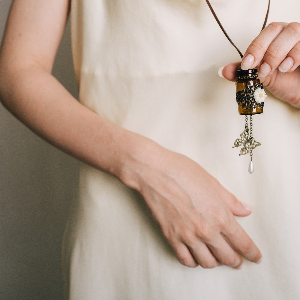 Butterfly Wishing Bottle Necklace