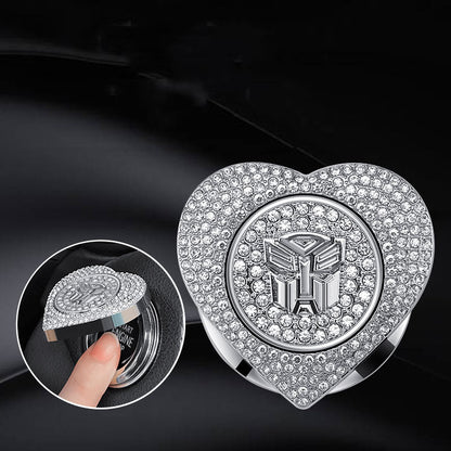 🔥49% OFF🔥Heart-shaped Diamond-studded One-button Start Protective Case