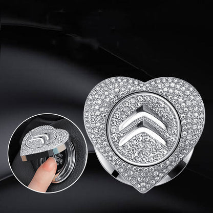🔥49% OFF🔥Heart-shaped Diamond-studded One-button Start Protective Case