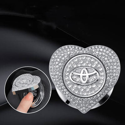 🔥49% OFF🔥Heart-shaped Diamond-studded One-button Start Protective Case