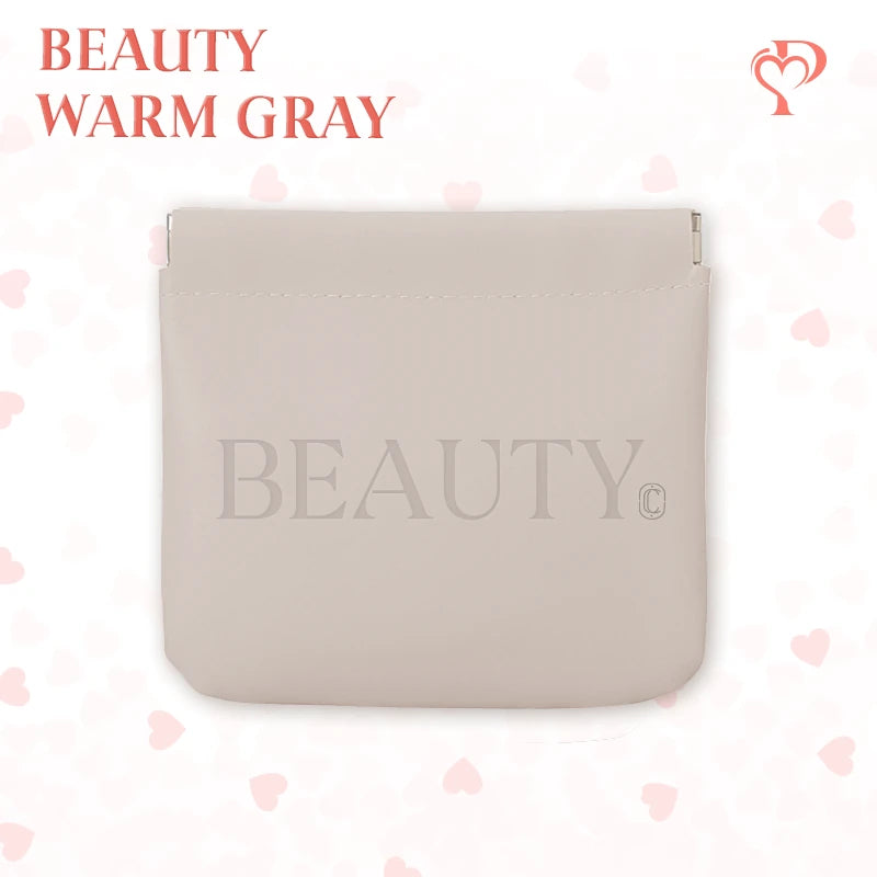 Pouchic - Personalized Snap Closure Leather Organizer Pouch