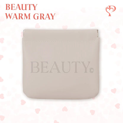 Pouchic - Personalized Snap Closure Leather Organizer Pouch