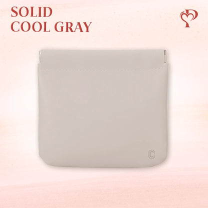 Pouchic - Personalized Snap Closure Leather Organizer Pouch