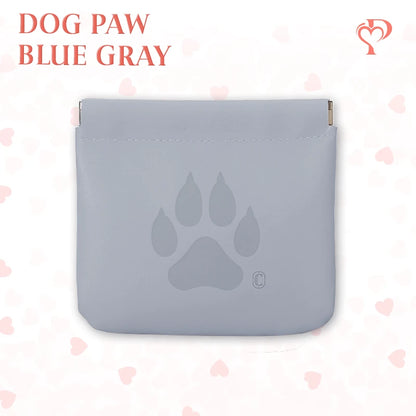 Pouchic - Personalized Snap Closure Leather Organizer Pouch