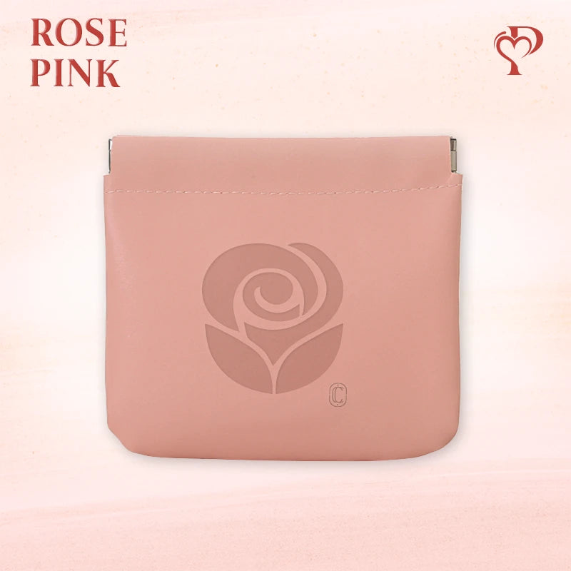 Pouchic - Personalized Snap Closure Leather Organizer Pouch