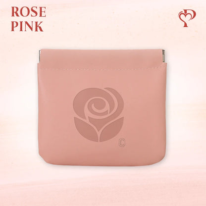 Pouchic - Personalized Snap Closure Leather Organizer Pouch