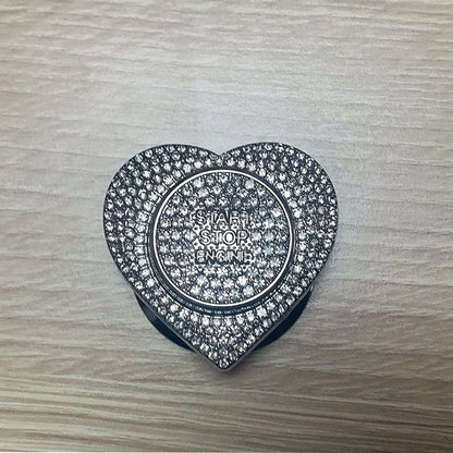 🔥49% OFF🔥Heart-shaped Diamond-studded One-button Start Protective Case