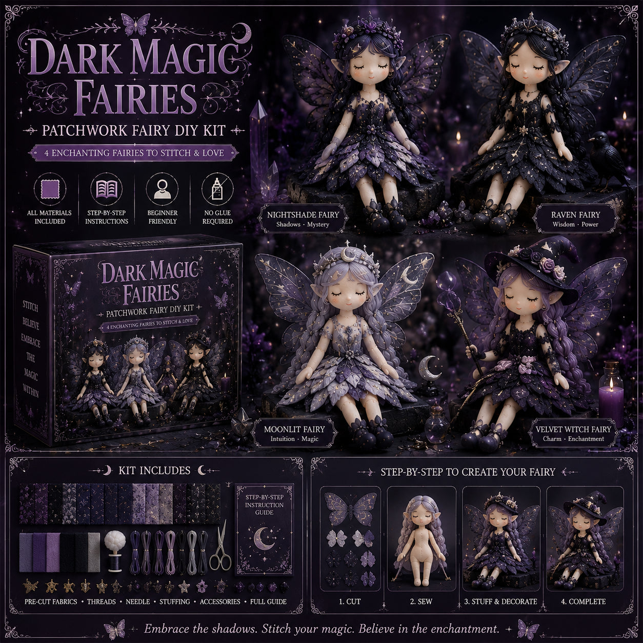 Fairy Patchwork DIY Collection ⚡Buy 3, Get 1 Free