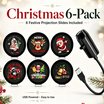 ✨🎄 HD Holiday Projector – Plug-and-Play Multi-Scene Light for Christmas, Halloween & Faith-Themed Decor