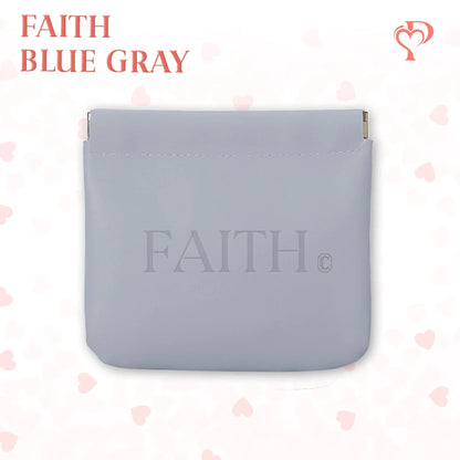 Pouchic - Personalized Snap Closure Leather Organizer Pouch