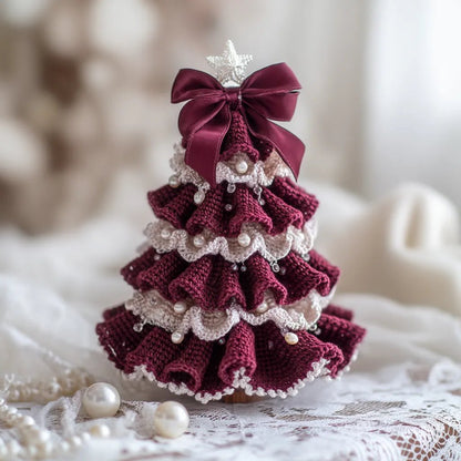 🎉BUY 3 GET 1 FREE🎄DIY Crochet Christmas Tree Kit – ✨Handmade Holiday Decoration Set