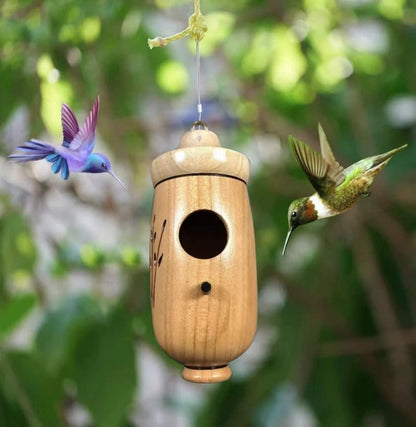 Charming Hanging Hummingbird House