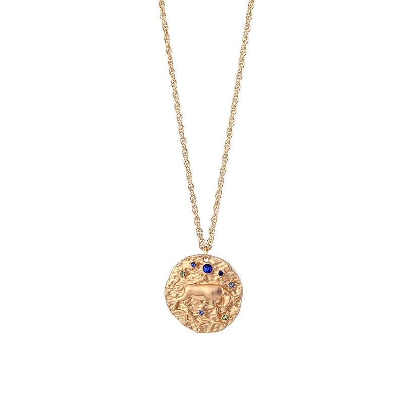 Zodiac Medallion Necklace