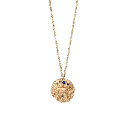 Zodiac Medallion Necklace