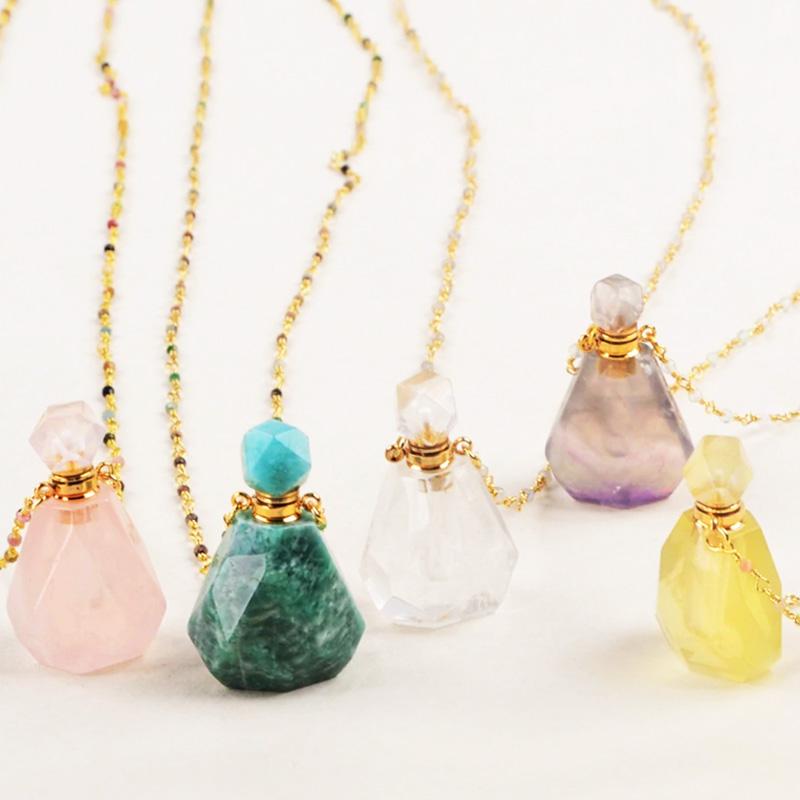 Crystal Perfume Necklace