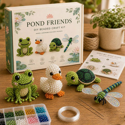 🧵✨ Tiny 3D Beaded Animal DIY Kit