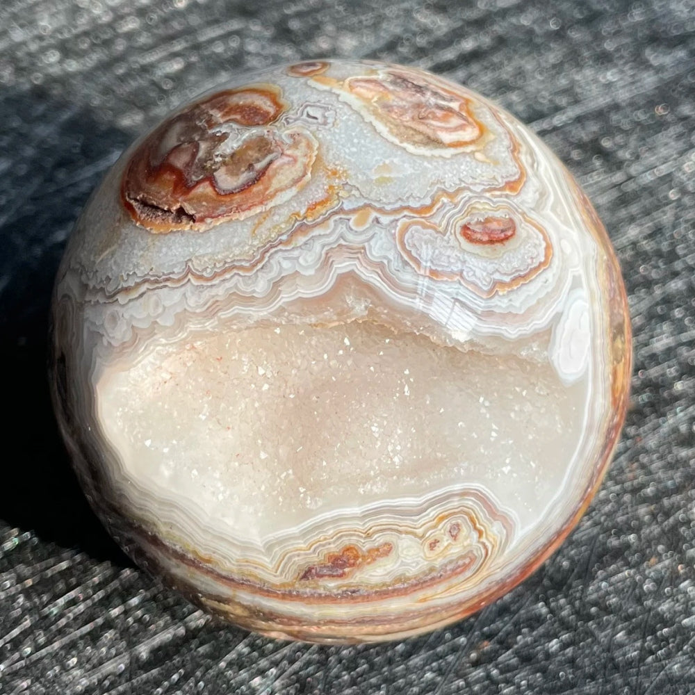 Crazy Lace Agate Crystal Ball
