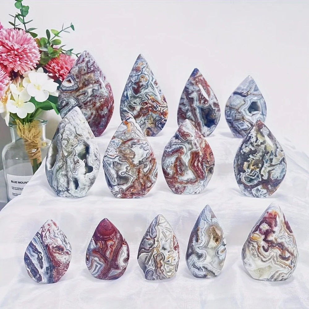 Crazy Lace Agate Ornament Point
