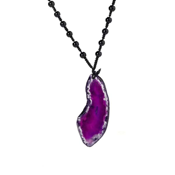 Agate Slice Necklace