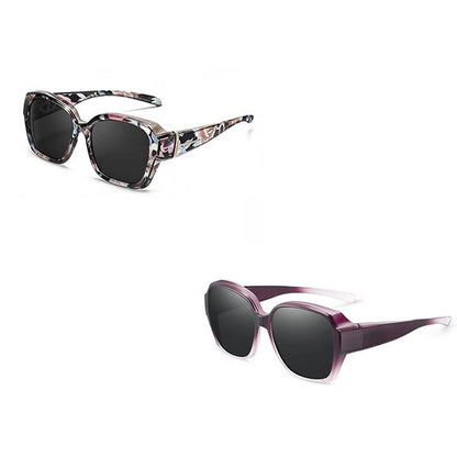 🎉LAST DAY - BUY 1 GET 1 FREE😎2026 New Polarized UV400 Protection Trendy Round Cat-eye Sunglasses 🕶️