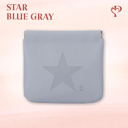 Pouchic - Personalized Snap Closure Leather Organizer Pouch