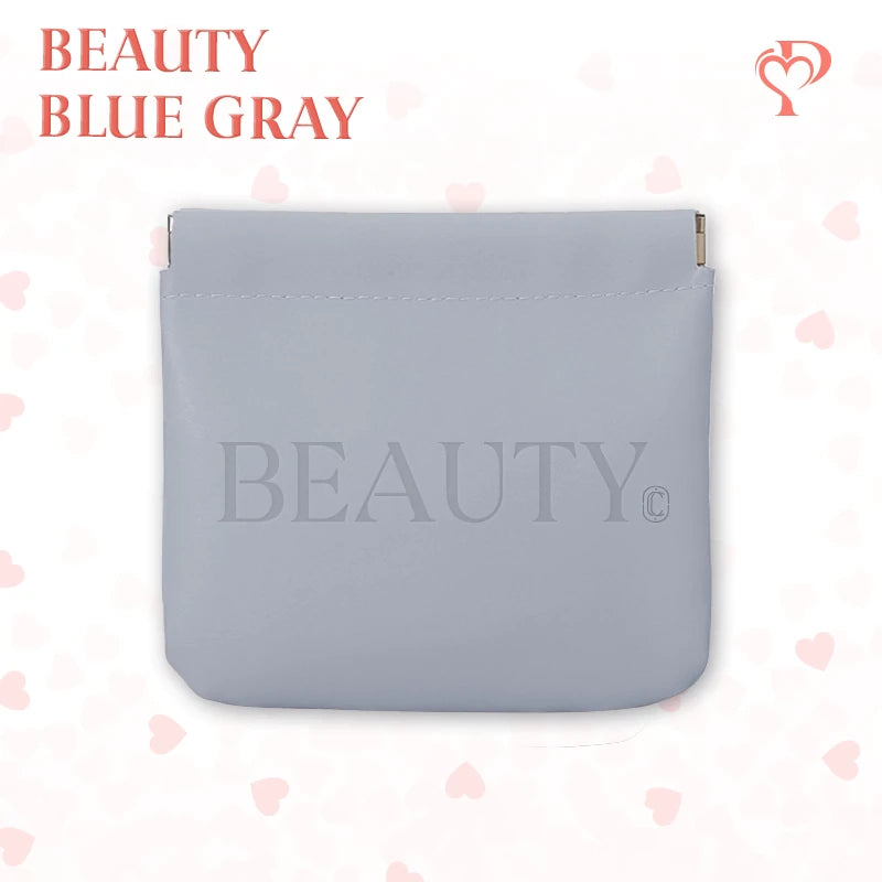 Pouchic - Personalized Snap Closure Leather Organizer Pouch