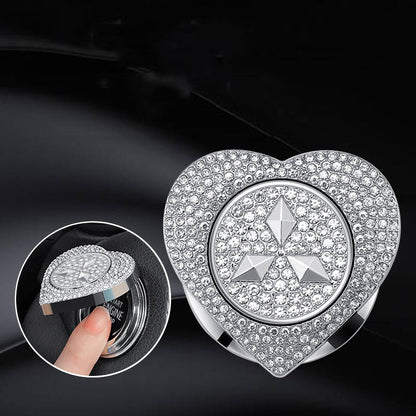🔥49% OFF🔥Heart-shaped Diamond-studded One-button Start Protective Case