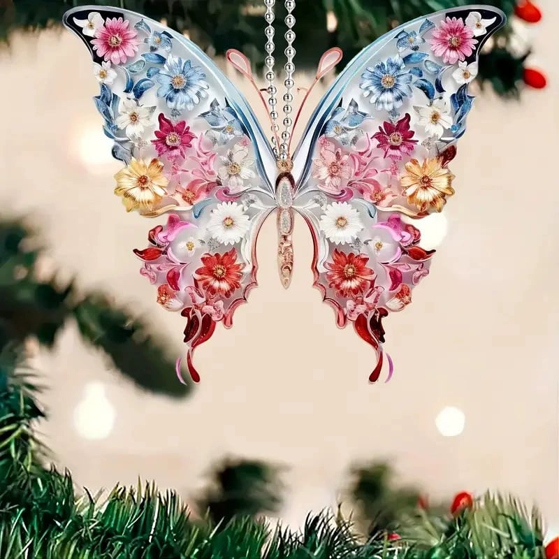🦋Crystal Butterfly Acrylic Pendant